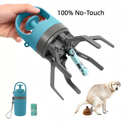 5" Dog Pooper Scooper Claw Portable Pet Waste Picker with Poop Bag Dispenser US